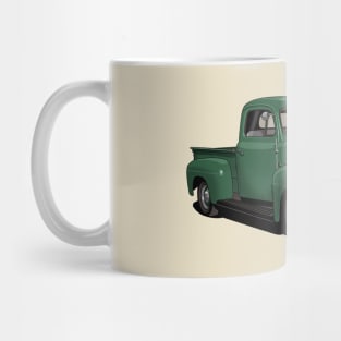 1950 Ford F1 Pickup Truck in dark green Mug